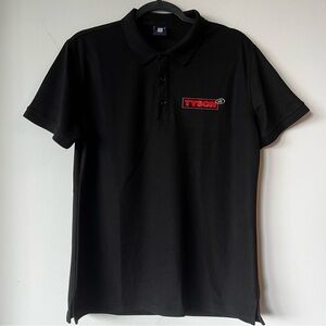 Iron Mike Tyson Boxing Short Sleeve Graphic Pullover T Shirt Men’s Polo XL Black